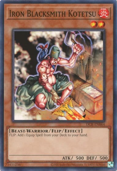 Iron Blacksmith Kotetsu Dark Crisis (25th Anniversary Edition) Yu-Gi-Oh! card
