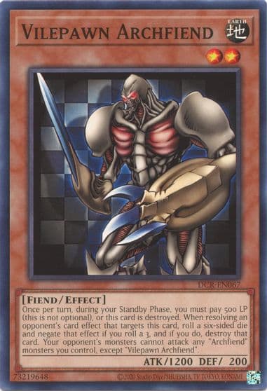 Vilepawn Archfiend Dark Crisis (25th Anniversary Edition) Yu-Gi-Oh! card
