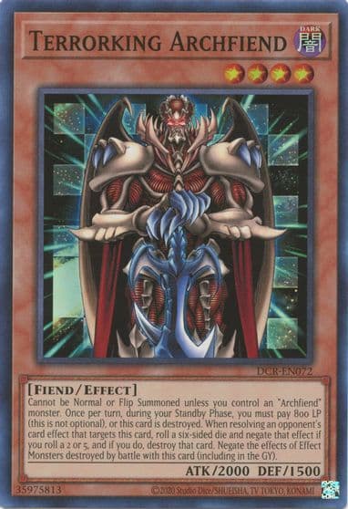 Terrorking Archfiend Dark Crisis (25th Anniversary Edition) Yu-Gi-Oh! card