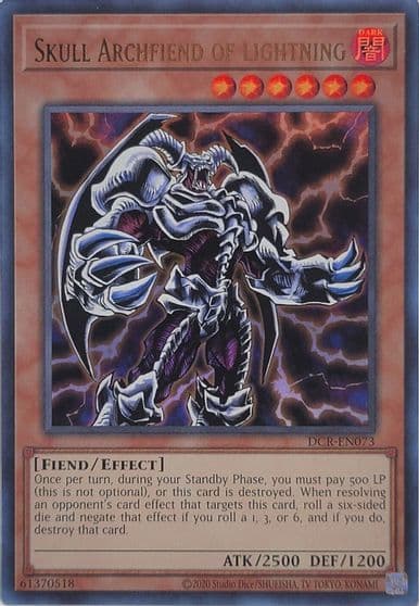 Skull Archfiend of Lightning Dark Crisis (25th Anniversary Edition) Yu-Gi-Oh! card