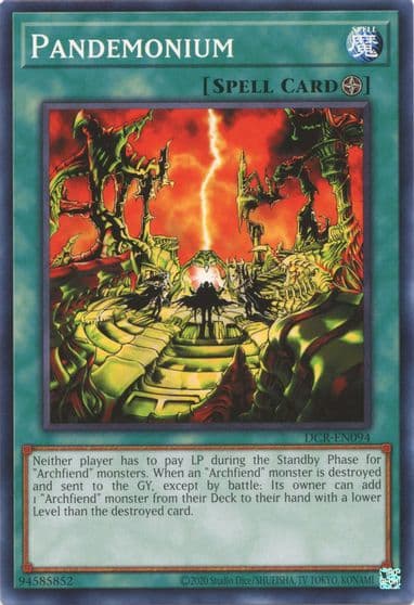 Pandemonium Dark Crisis (25th Anniversary Edition) Yu-Gi-Oh! card