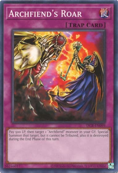 Archfiends Roar Dark Crisis (25th Anniversary Edition) Yu-Gi-Oh! card