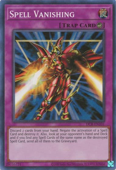 Spell Vanishing Dark Crisis (25th Anniversary Edition) Yu-Gi-Oh! card