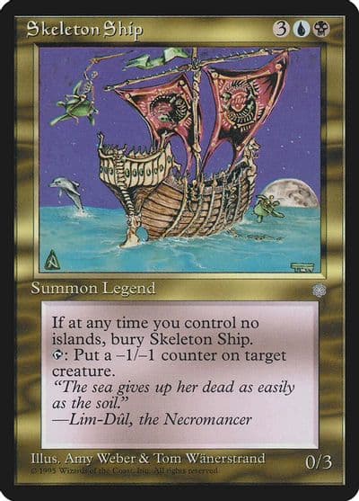 Skeleton Ship Ice Age Magic card