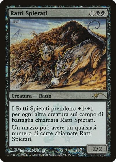 Relentless Rats Italian Ratti Spietati Unique and Miscellaneous Promos Magic card