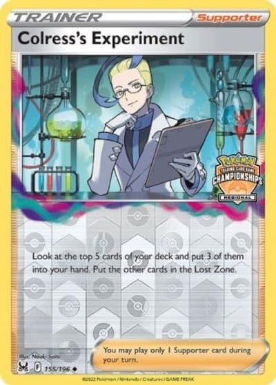 Colress's Experiment (Regional Championships) League & Championship Cards Pokemon card