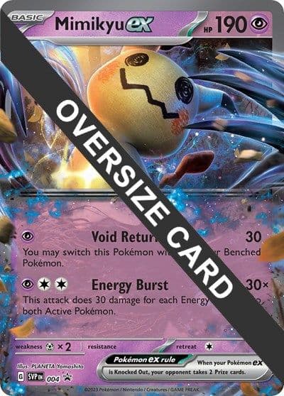 Mimikyu ex Jumbo Cards Pokemon card