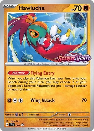 Hawlucha - 007 (Prerelease) SV: Scarlet & Violet Promo Cards Pokemon card