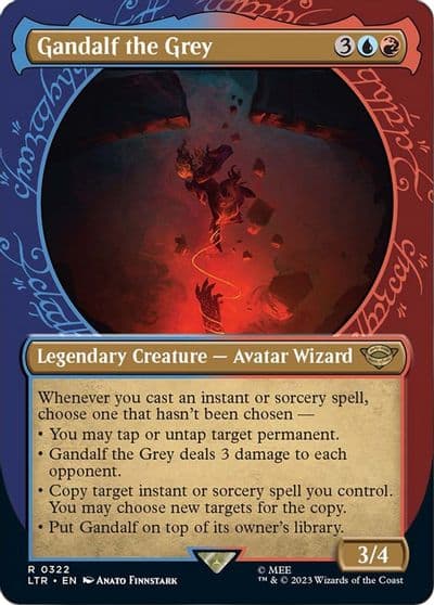 Gandalf the Grey Showcase Universes Beyond: The Lord of the Rings: Tales of Middle-earth Magic card