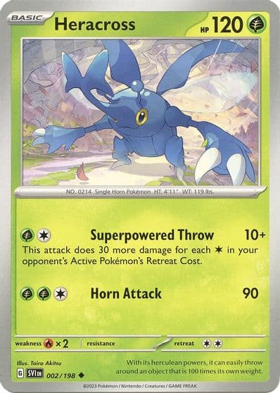 Heracross SV01: Scarlet & Violet Base Set Pokemon card