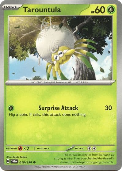 Tarountula SV01: Scarlet & Violet Base Set Pokemon card