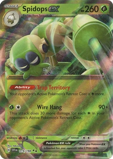Spidops ex SV01: Scarlet & Violet Base Set Pokemon card