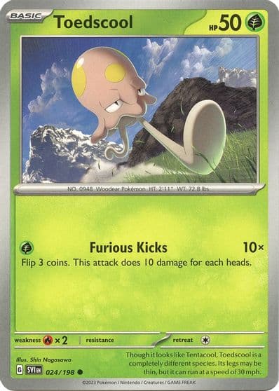 Toedscool SV01: Scarlet & Violet Base Set Pokemon card