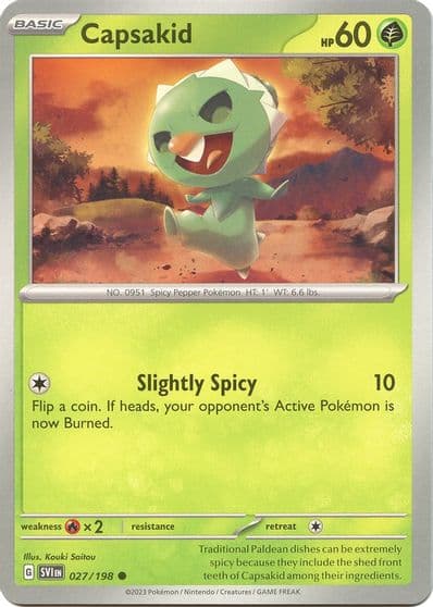 Capsakid SV01: Scarlet & Violet Base Set Pokemon card