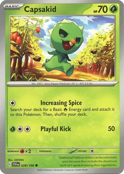 Capsakid SV01: Scarlet & Violet Base Set Pokemon card