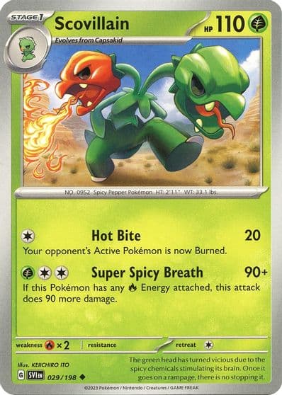 Scovillain SV01: Scarlet & Violet Base Set Pokemon card