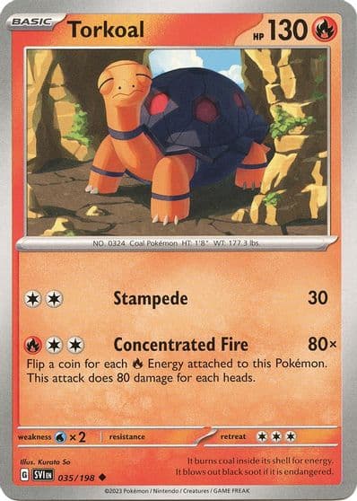 Torkoal SV01: Scarlet & Violet Base Set Pokemon card