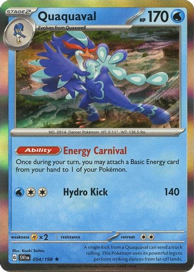 Quaquaval SV01: Scarlet & Violet Base Set Pokemon card