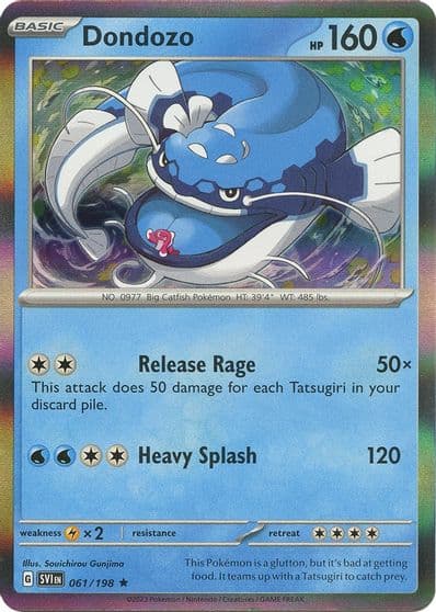 Dondozo SV01: Scarlet & Violet Base Set Pokemon card