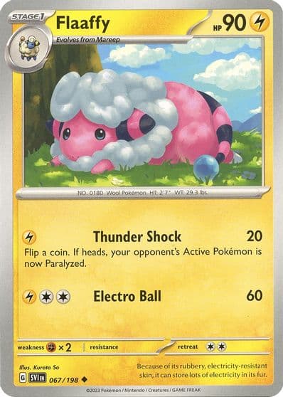 Flaaffy SV01: Scarlet & Violet Base Set Pokemon card