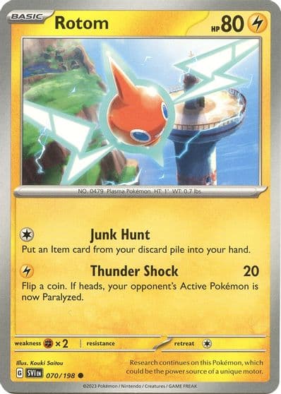 Rotom SV01: Scarlet & Violet Base Set Pokemon card