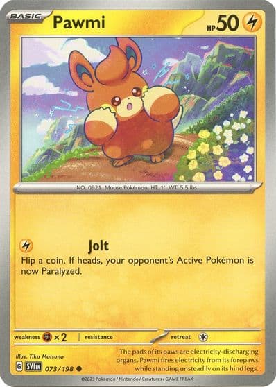 Pawmi SV01: Scarlet & Violet Base Set Pokemon card