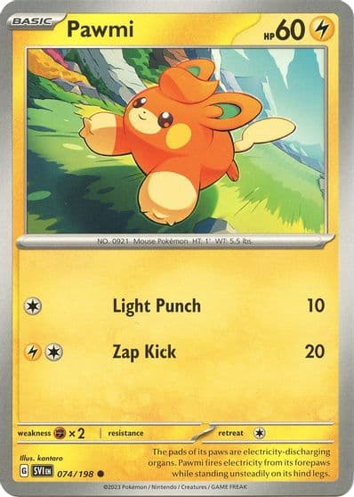 Pawmi SV01: Scarlet & Violet Base Set Pokemon card