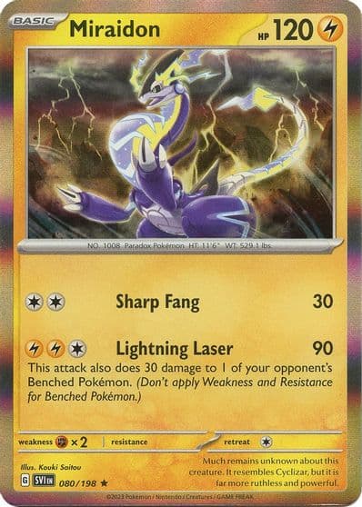 Miraidon SV01: Scarlet & Violet Base Set Pokemon card