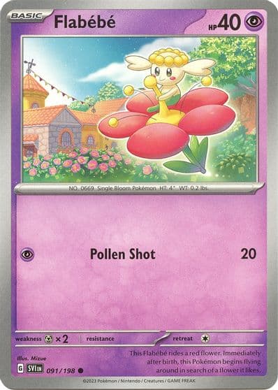 Flabebe SV01: Scarlet & Violet Base Set Pokemon card