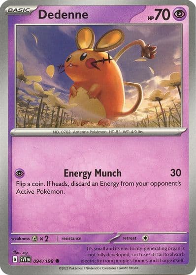 Dedenne SV01: Scarlet & Violet Base Set Pokemon card