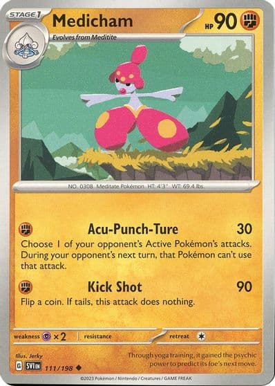 Medicham SV01: Scarlet & Violet Base Set Pokemon card