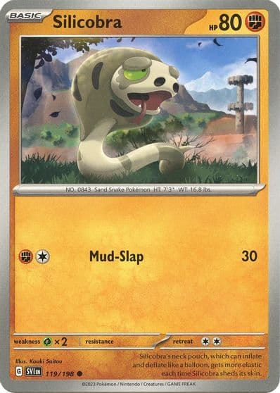 Silicobra SV01: Scarlet & Violet Base Set Pokemon card