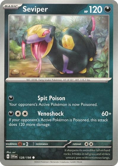Seviper SV01: Scarlet & Violet Base Set Pokemon card