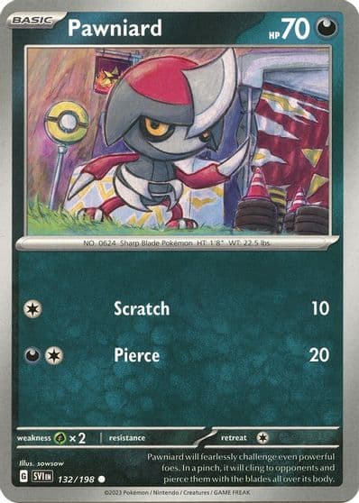 Pawniard SV01: Scarlet & Violet Base Set Pokemon card