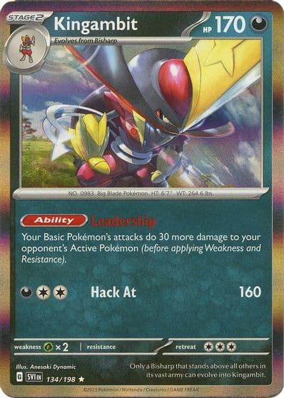 Kingambit SV01: Scarlet & Violet Base Set Pokemon card