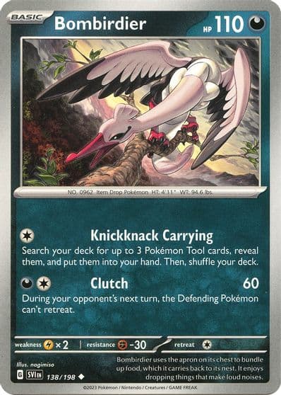 Bombirdier SV01: Scarlet & Violet Base Set Pokemon card