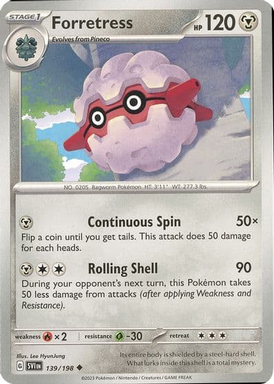 Forretress SV01: Scarlet & Violet Base Set Pokemon card
