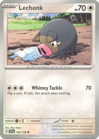 Lechonk SV01: Scarlet & Violet Base Set Pokemon card