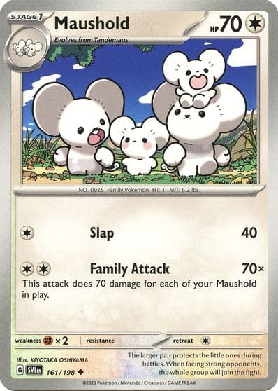Maushold SV01: Scarlet & Violet Base Set Pokemon card