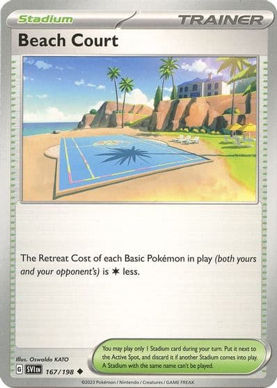 Beach Court SV01: Scarlet & Violet Base Set Pokemon card