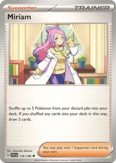 Miriam SV01: Scarlet & Violet Base Set Pokemon card