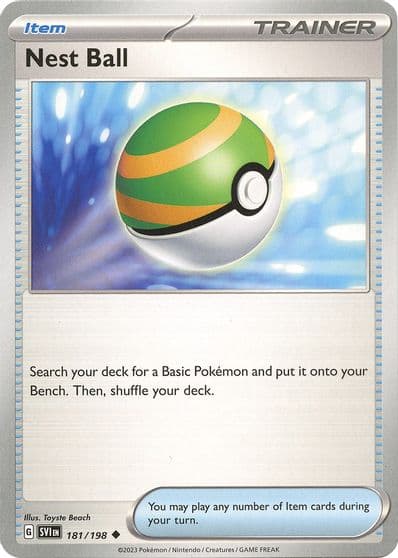 Nest Ball 181 198 SV01: Scarlet & Violet Base Set Pokemon card