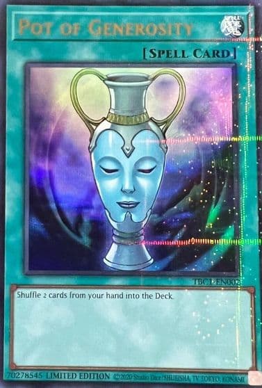 Pot of Generosity The Pot Collection Yu-Gi-Oh! card