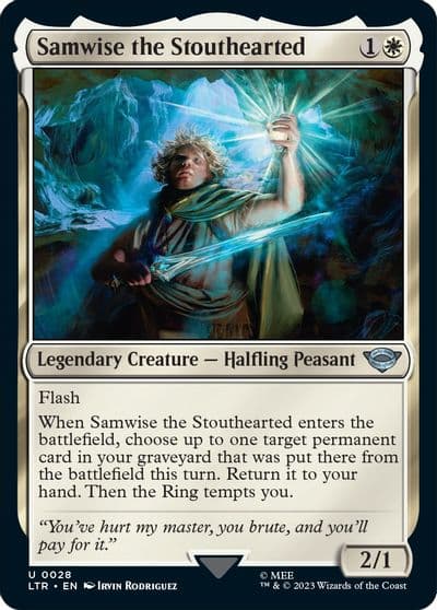 Samwise the Stouthearted Universes Beyond: The Lord of the Rings: Tales of Middle-earth Magic card