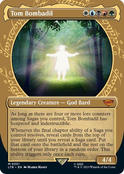 Tom Bombadil Showcase Universes Beyond: The Lord of the Rings: Tales of Middle-earth Magic card