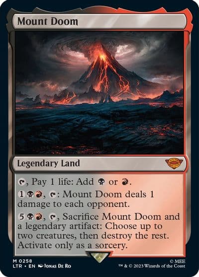 Mount Doom Universes Beyond: The Lord of the Rings: Tales of Middle-earth Magic card