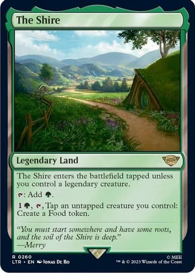 The Shire Universes Beyond: The Lord of the Rings: Tales of Middle-earth Magic card