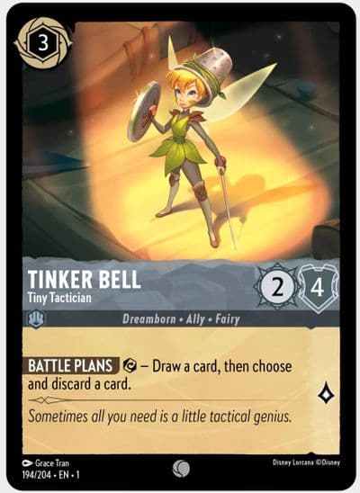 Tinker Bell Tiny Tactician The First Chapter Lorcana card