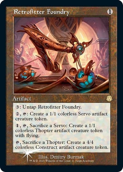 Retrofitter Foundry Judge Promos Magic card