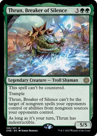 Thrun Breaker of Silence Promo Pack: Phyrexia: All Will Be One Magic card